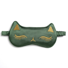 Factory Directly Supply Customized Soft Silk Satin Eye Sleep Mask